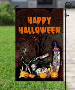 happy halloween hairstylists flag 3903