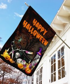happy halloween hairstylists flag 4539