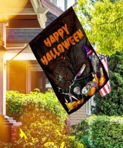 happy halloween hairstylists flag 7123