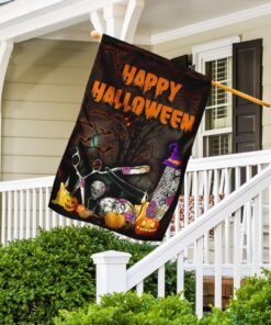 happy halloween hairstylists flag 8910