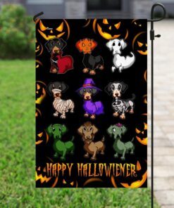 happy hallowiener flag 1095