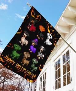 happy hallowiener flag 2372