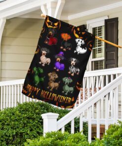 happy hallowiener flag 5683