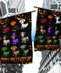 happy hallowiener flag 6830