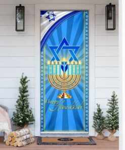 Happy Hanukkah Door Cover