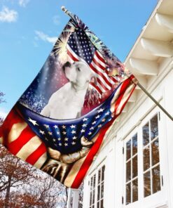 happy independence day american bulldog flag 5019