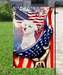 happy independence day curly maltese flag 5357