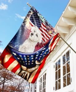 happy independence day curly maltese flag 6774