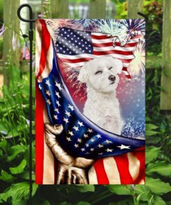 happy independence day curly maltese flag 7578