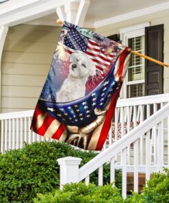 happy independence day curly maltese flag 8173