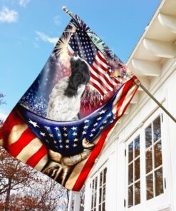 happy independence day english springer spaniel flag 2267