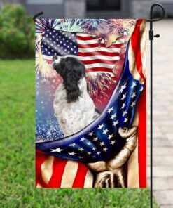 happy independence day english springer spaniel flag 3910