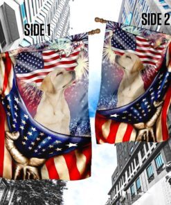 happy independence day labrador retriever flag 5561