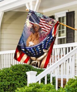 Happy Independence Day Rhodesian Ridgeback Flag