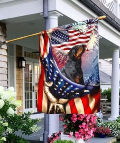 happy independence day rottweiler flag 6132