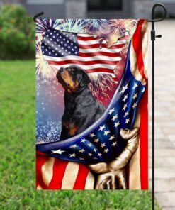 happy independence day rottweiler flag 6618