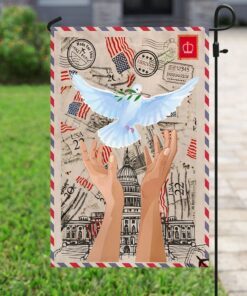 happy july peace sky flag 8597