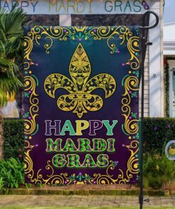 happy mardi gras flag bnn733f 2073