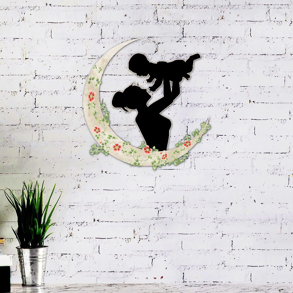 Happy Mother's Day. Best Mom Ever Hanging Metal Sign NTB610MS - Image 3