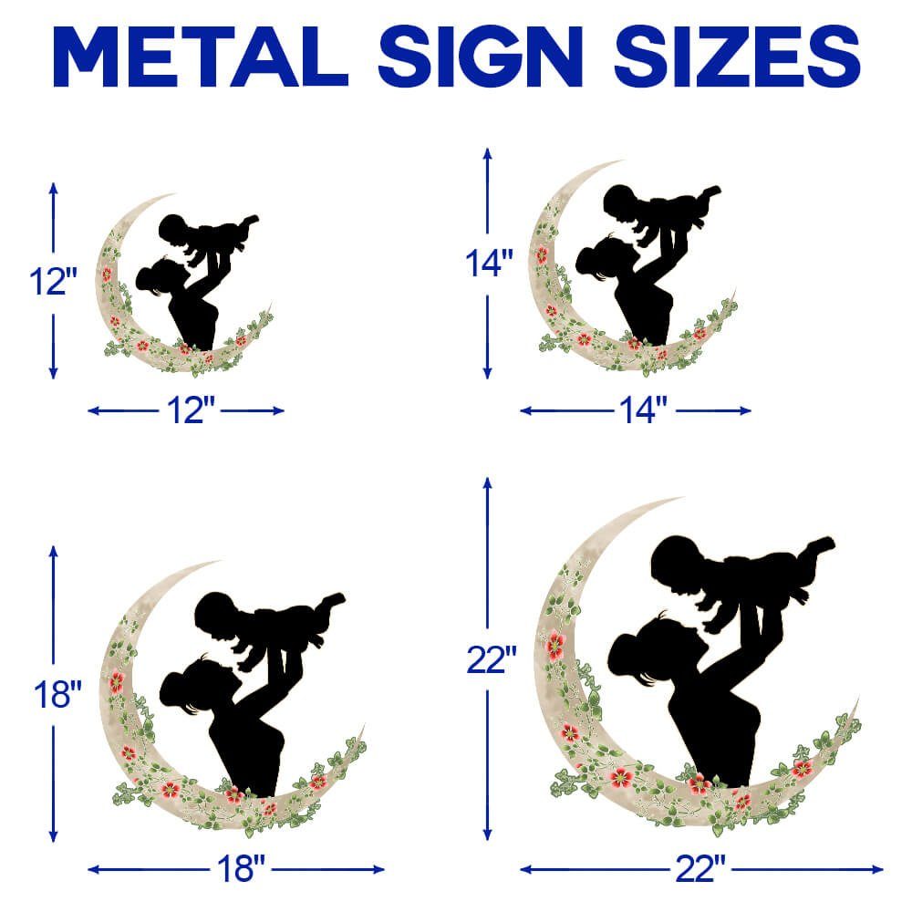 Happy Mother's Day. Best Mom Ever Hanging Metal Sign NTB610MS - Image 5