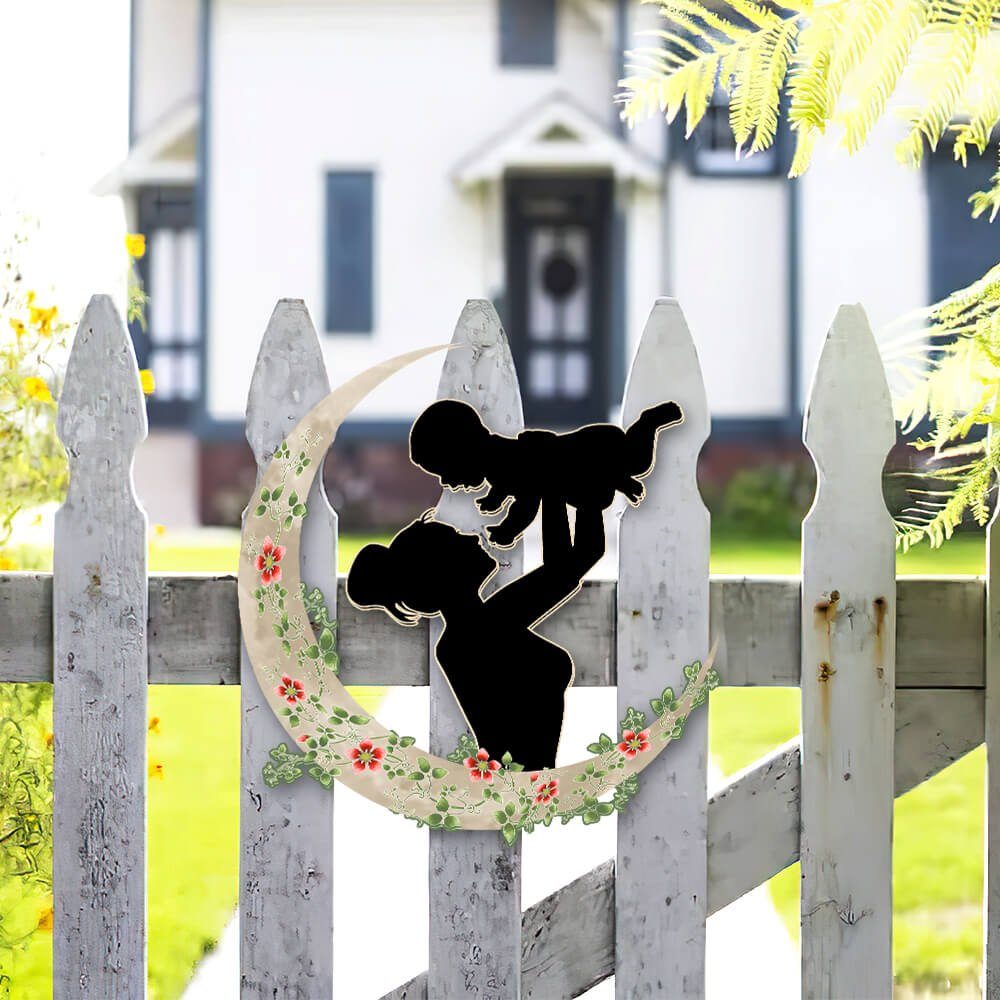 Happy Mother's Day. Best Mom Ever Hanging Metal Sign NTB610MS - Image 4
