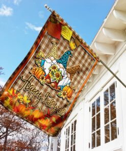 happy thanksgiving gnome flagwix™ happy fall you all flag 4653