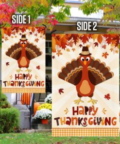 happy thanksgiving turkey flag tqn564f 3752