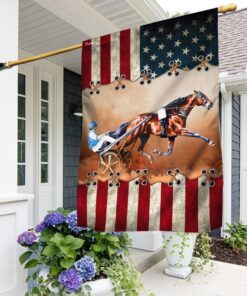 Harness Racing American Flag TRN1466F