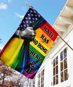 hate has no home here, lgbt pride flag 3340