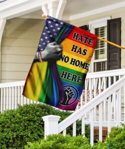 hate has no home here, lgbt pride flag 5373