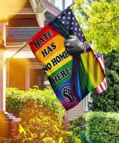 hate has no home here, lgbt pride flag 6739