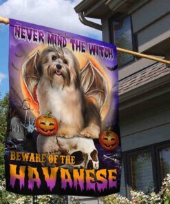 havanese halloween flag beware of the havanese dbd2796fv32 3301