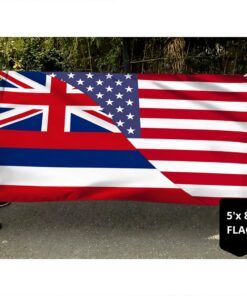 hawaii american flag hawaiian us grommet flag qtr287gf 3323