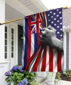 Hawaii American Flag TRL83Fn