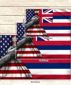 hawaii american grommet flag trl83gf 2140