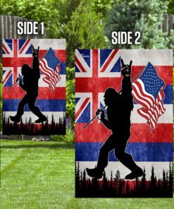 hawaii bigfoot american flag 8326