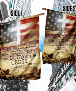 he himself bore our sins in his body on the cross flag 1004