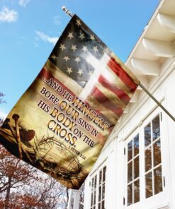 he himself bore our sins in his body on the cross flag 6701