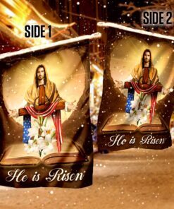 he is risen jesus christ flag 3018