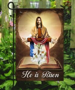 he is risen jesus christ flag 4781