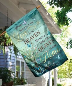 heaven in our home butterfly flag 3432