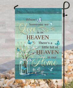 heaven in our home butterfly flag 6689