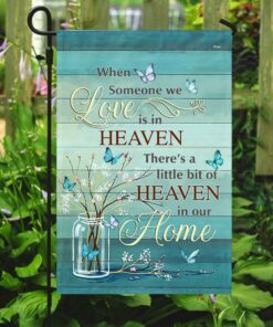 heaven in our home butterfly flag 6937