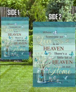 heaven in our home butterfly flag 8261
