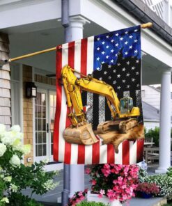 Heavy Equipment American U.S. Flag TRN1080F