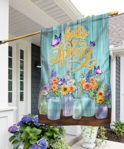 Hello Spring, Welcome Spring Flag TPT644F