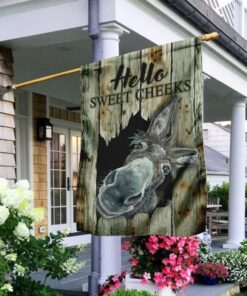 Hello Sweet Cheeks Donkey Flag