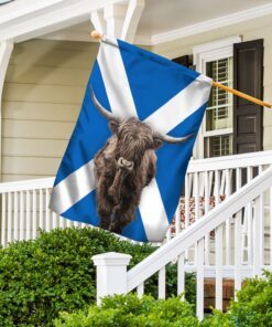highland cattle scotland flag lnt254f 7929