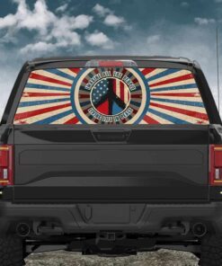 Hippie. Imagine All The People Living Life In Peace Rear Window Decal THN2175F