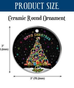 hippie christmas ornament bnn535o 6517